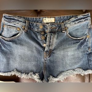 Free People cut off denim